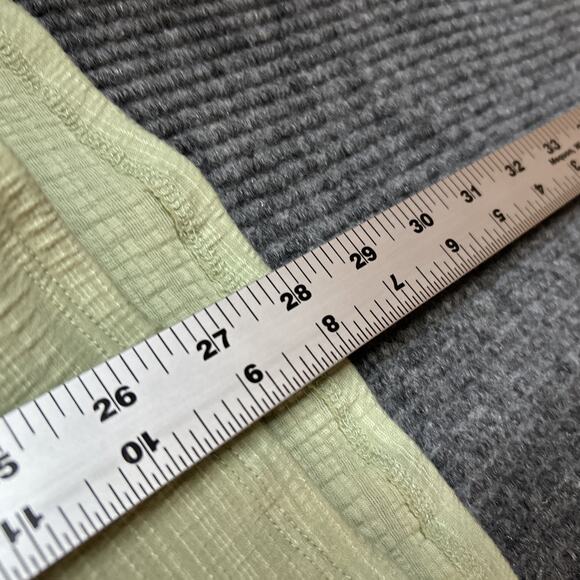 Wonderly Womens Blouse Plus Size 2X Green Puff Sleeve Boho Peasant Cottage New - Picture 8 of 8